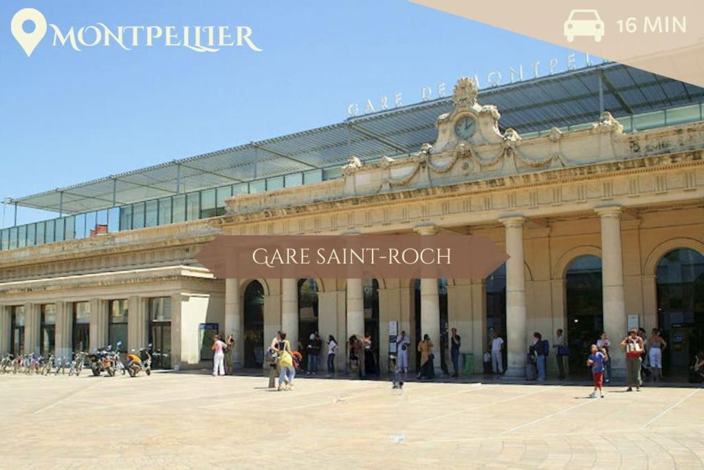 041 - Studio Le Chateau D'O, Appart 4Pers, Parking, Proche Faculte De Medecine Montpellier Exterior foto
